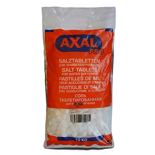 Axal Pro 10kg Salztabletten Regeneriersalz 1 x 10 kg Tabletten-Form Wasserenthärtungsanlagen Entkalkungsanlage Pools von Axal Pro