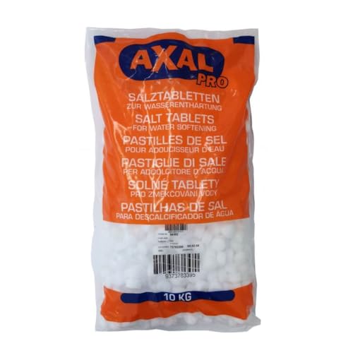 Axal Pro 10kg Salztabletten Regeneriersalz Tabletten-Form Wasserenthärtungsanlagen Pools von Axal Pro