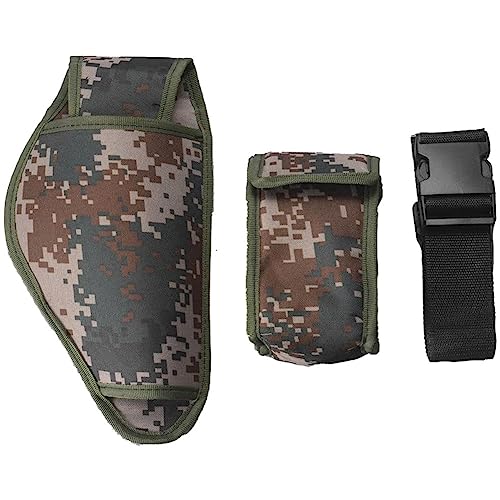 Axaooqeld 3-Teiliges Werkzeug-Geldbörsen-Set, Gartenarbeit, Elektrische Schere, Tragbare Handtasche, Camouflage von Axaooqeld