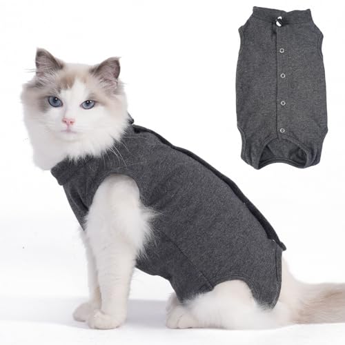 Axcimond Katzenbody Op Leckschutz Katze Body Operation Kastrationsbody Katze Op Body für Katzen Nach Op Kastration Katzenanzug Katzenbekleidung Op Body Katze Halskrause Alternative Axcimond Katzenbody Op Leckschutz Katze Body Operation Kastrationsbody Katze Op Body für Katzen Nach Op Kastration Katzenanzug Katzenbekleidung Op Body Katze Halskrause Alternative von Axcimond