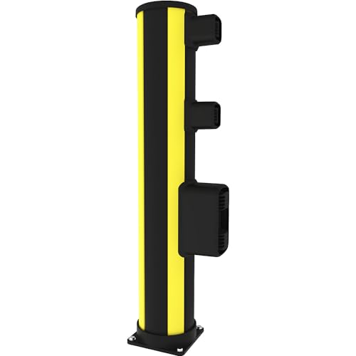 Axelent | Fußgänger-Rammschutz-Endpoller X-Protect | Höhe 1160 mm | 3 Anschlüsse von Axelent