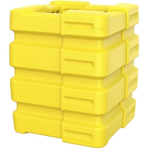 Axelent | Säulenschutz X-Protect | HxBxL 900 x 330 x 330 mm | zinkgelb RAL 1018 von Axelent