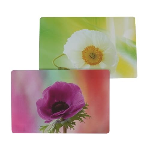 Platzmatte 43 x 28 cm Blumendekor sort. von Axentia 2018