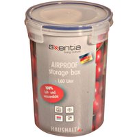 2 Stück AXENTIA Airproof Vorratsdosen, Aufbewahrungsboxen, Frischhaltedosen, Multifunktionsboxen 1,60 Liter Ø 13 cm, Höhe 18 cm, Set by Danto® von Axentia