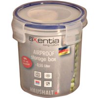 AXENTIA Airproof Vorratsdose Aufbewahrungsbox, Frischhaltedose, Multifunktionsbox transparent, 0,55 Liter Ø 10 cm, Höhe 11,5 cm von Axentia