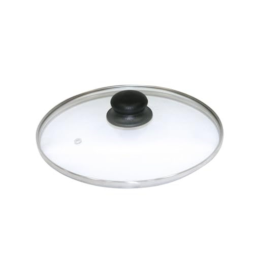 AXENTIA Glasdeckel 16 cm mit Edelstahlrand AXENTIA Glasdeckel 16 cm mit Edelstahlrand von axentia