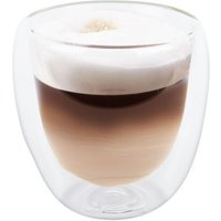 Axentia 6er Set Doppelwandiges Kaffeeglas , Isolierglas, 250 ml für Tee, Kaffee, Heißgetränke von Axentia