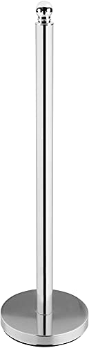 axentia Papierrollenhalter Ravallo Set 4-teiliger aus Edelstahl in der Farbe Schwarz, Größe: 15x42 cm, 282242 von axentia