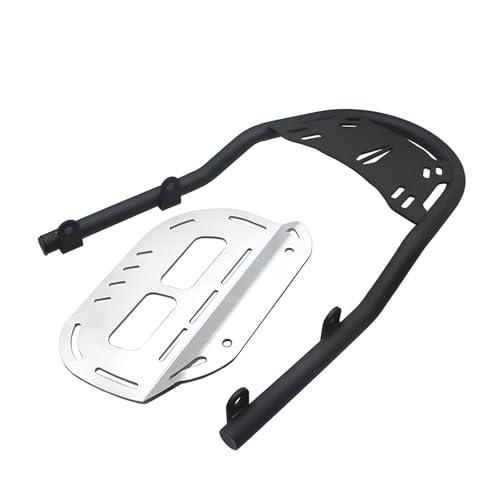 Hinterradgepäckträger Für CL250 CL300 CL500 CL 300 500 2023-Seite Pack Expansion Halterung Hinten Gepäck Rack Träger Fall Unterstützung Halter Halterung Motorrad Hinten Gepäckträger(Black Silver Set) von Axexnejv