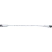 Axing Antennen, SAT Anschlusskabel [1x F-Stecker - 1x F-Stecker] 20.00cm 85 dB Weiß von Axing