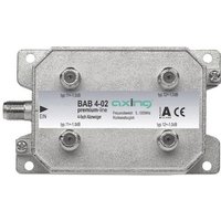 Axing BAB 4-02 Kabel-TV Abzweiger 4-fach 5 - 40Mhz, 40 - 470MHz, 470 - 862MHz, 862 - 1006MHz von Axing