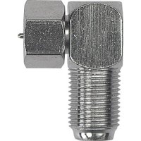 Axing CFA 6-02 F-Winkelstecker Mit Gummidichtung Anschlüsse: F-Stecker, F-Buchse von Axing