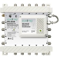 Axing SPU 58-09 SAT Multischalter Eingänge (Multischalter): 5 (4 SAT/1 terrestrisch) Teilnehmer-Anz von Axing