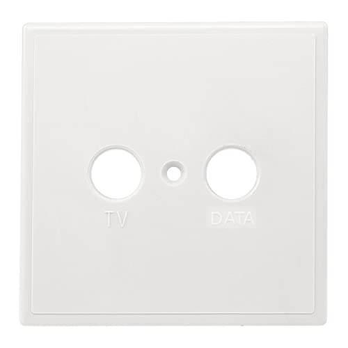 Axing TZU 2-01 Abdeckung für Steckdose BSD 967 TV/DATA einteilig weiß von Axing