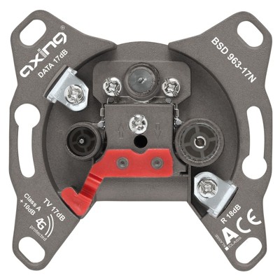 Durchgangsdose 3f 5-65MHz Mod Modem Durchgangsdose 3f 5-65MHz Mod Modem von Axing