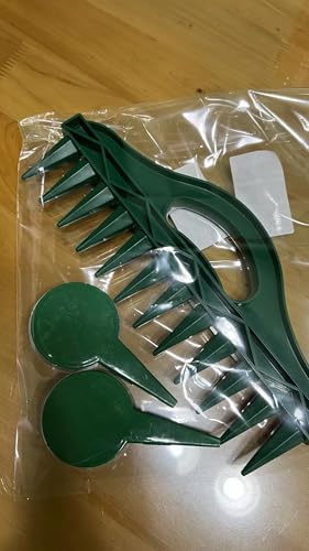 Axinost 3er Set Sämaschine – Pflanzhilfe mit 12 Löchern（30 * 13cm – 2 Stück Garten Handpflanzer Säwerkzeug, Samen-Spender mit verstellbarem Hand-Setzgerät für die Aussaat im Garten von Axinost
