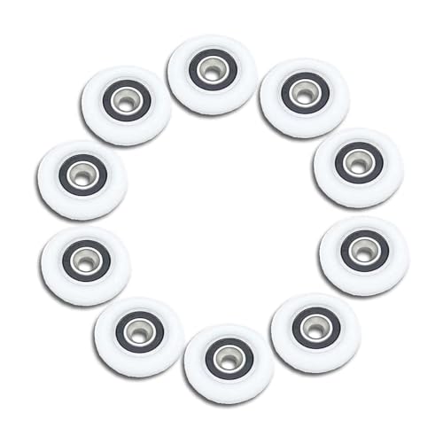 Axinyue 10 Pcs Duschkabine Rollen DuschtüRrollen,Rollen FüR DuschkabinentüR Roller FüR DuschtüR Mit,Duschkabinenrollen Ersatzrollen FüR DuschkabinentüR DuschtüRe Rollen von Axinyue