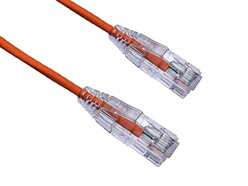 Axiom 60 FT Cat. 6 A bendnflex superdünn Patchkabel (Snagless, 650 MHz (orange) von Axiom