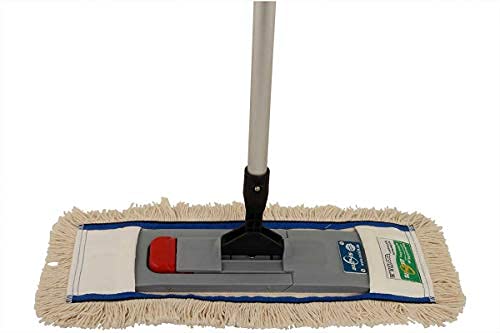 Axis Line Premium Bodenwischer Set 50 cm – Magnetklapphalter & Selbststehender Stiel mit Pro Master King Mop von Axis Line