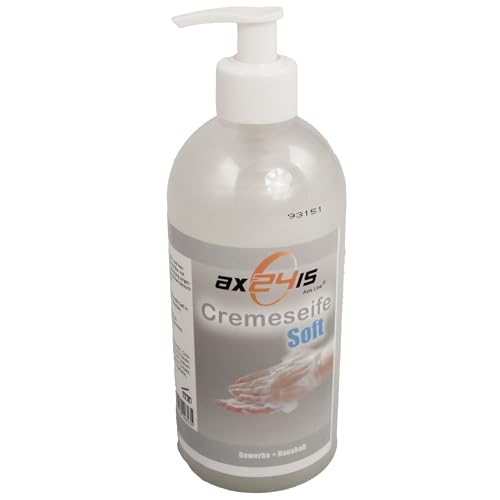 Axis Line Cremeseife im Pumpspender 500ml - Hautfreundlich und Rückfettend für täglichen Gebrauch, Made in Germany von Axis Line