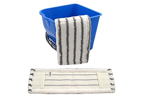 Profi Fliesen Borstenmop (abrasiv) Microfaser mit den starken Streifenborsten 40cm +50cm (50cm) von Axis Line