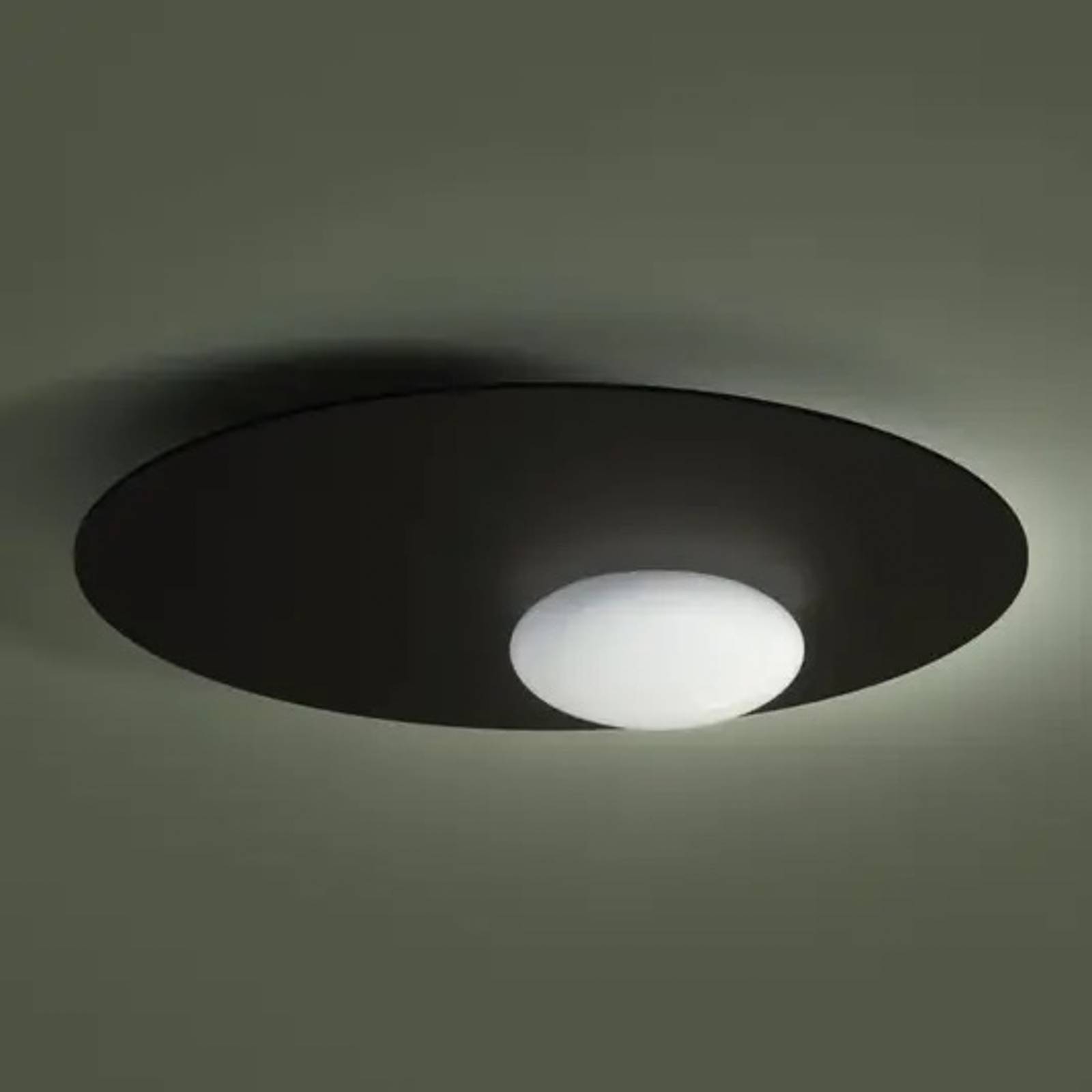 Axolight Kwic LED-Deckenleuchte, schwarz Ø36cm von Axo Light