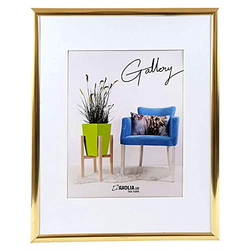 Axolia Gold Fotorahmen Gallery 60x80cm Axolia Gold Fotorahmen Gallery 60x80cm von Axolia