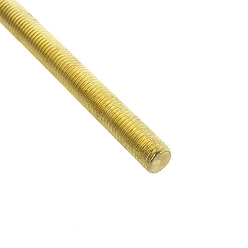 Gewindestange DIN 976-1 Messing blank Form A 1000 mm lang M 6-1 Stück von Axppin