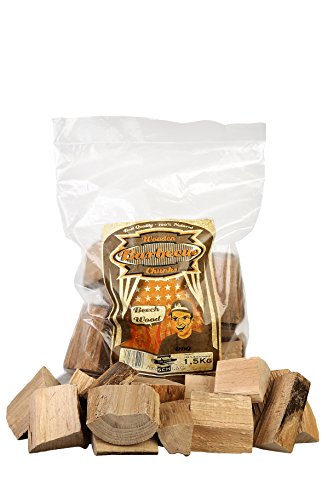 Axtschlag Räucherklötze Buche, 1500 g XXL Packung sortenreine faustgroße Wood Chunks zum Smoken und Räuchern über längere Zeit, für alle Grills geeignet von Axtschlag