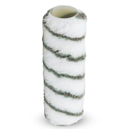 Axus Decor S-Finish Farbroller, kurzflorig, ideal für professionelle und DIY-Projekte, geeignet für neu verputzte, glatte Wände, Decken, Hülsen-Durchmesser 230 mm, 44 mm Kern von Axus Décor