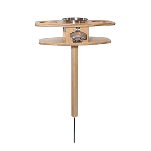 Ayaaa Tragbarer Weintisch - Holz Picknick-Tisch im Freien - Terrassentisch - 20cm x 10cm x 40cm - Holzfarbe Ayaaa Tragbarer Weintisch - Holz Picknick-Tisch im Freien - Terrassentisch - 20cm x 10cm x 40cm - Holzfarbe von Ayaaa