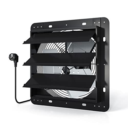 Aygrochy 250mm zu und abluftventilator, Industrie Wandventilator 1360m³/h, Belüftung und Kühlung für Gewächshäuser, Garagen Loft und Küche. Aygrochy 250mm zu und abluftventilator, Industrie Wandventilator 1360m³/h, Belüftung und Kühlung für Gewächshäuser, Garagen Loft und Küche. von Aygrochy