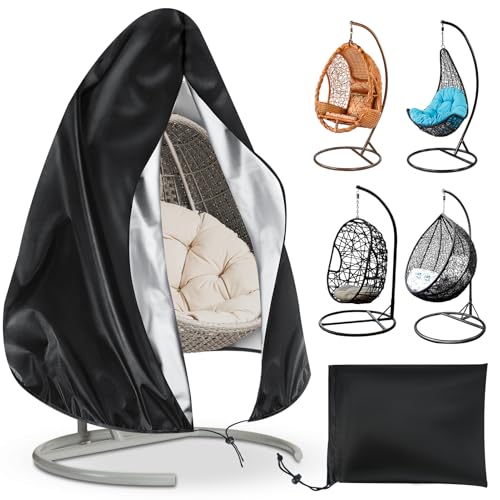 Hängesessel Abdeckung, Hängesessel Schutzhülle, Swing Egg Chair Cover, Abdeckung für Hängesessel Outdoor, Hängestuhl, Hängekorb, Hängeschaukel, Schwingsessel, Hängesessel Gestell 210D Oxford Stoff von Ayixiwarz