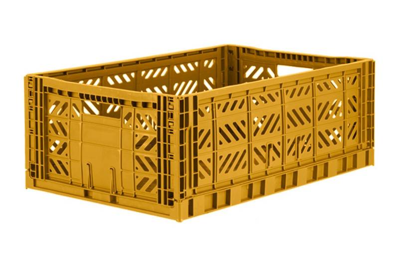Aykasa Faltbox Klappbox MUSTARD senfgelb maxi von Aykasa