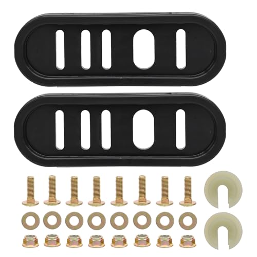Aylux 490-241-0010 Universal Schneefräse Gleitschuhe mit Montagezubehör Kit für MTD Cub Cadet Troy Bilt Craftsman Most 2-stufige 3-stufige Schneefräse Schneefräsen (2 Stück) von Aylux