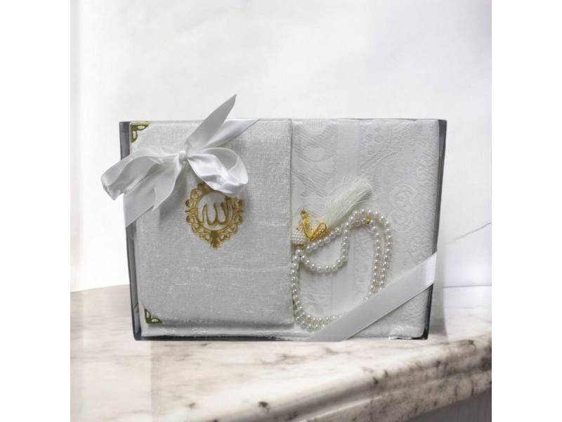 Aymasal Läufer Geschenkset 3 tlg. Gebetsteppich + 99 Perlen Gebetskette + Koran Juz Aymasal Läufer Geschenkset 3 tlg. Gebetsteppich + 99 Perlen Gebetskette + Koran Juz von Aymasal