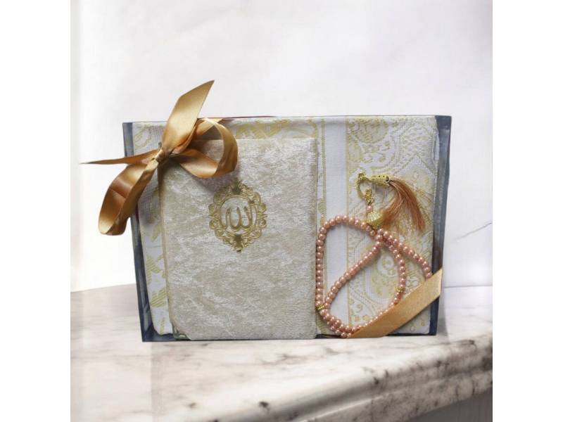 Aymasal Läufer Geschenkset 3 tlg. Gebetsteppich + 99 Perlen Gebetskette + Koran Juz Aymasal Läufer Geschenkset 3 tlg. Gebetsteppich + 99 Perlen Gebetskette + Koran Juz von Aymasal