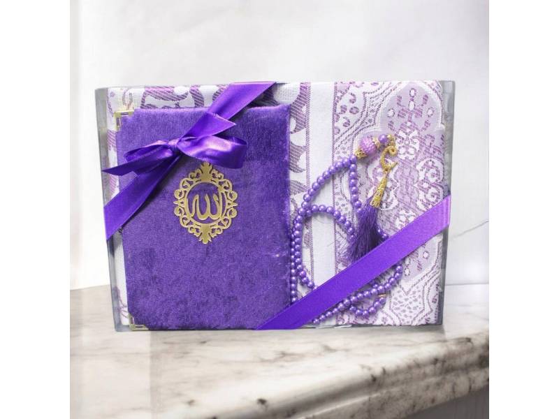 Aymasal Läufer Geschenkset 3 tlg. Gebetsteppich + 99 Perlen Gebetskette + Koran Juz Aymasal Läufer Geschenkset 3 tlg. Gebetsteppich + 99 Perlen Gebetskette + Koran Juz von Aymasal