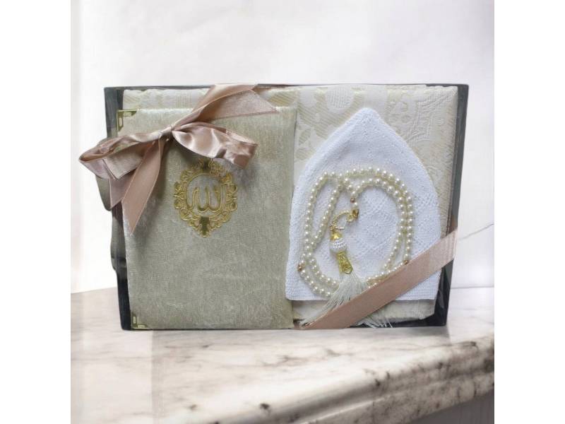 Aymasal Läufer Geschenkset 4 tlg. Gebetsteppich + 99er Gebetskette+ Koran Juz + Takke Aymasal Läufer Geschenkset 4 tlg. Gebetsteppich + 99er Gebetskette+ Koran Juz + Takke von Aymasal