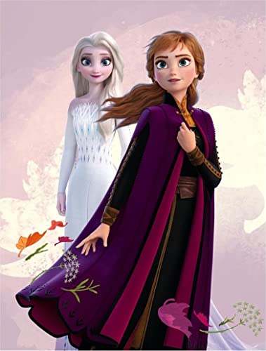 Aymax S.P.R.L. Disney Elsa Frozen Fleecedecke für Kinder, 100 x 140 cm von Aymax