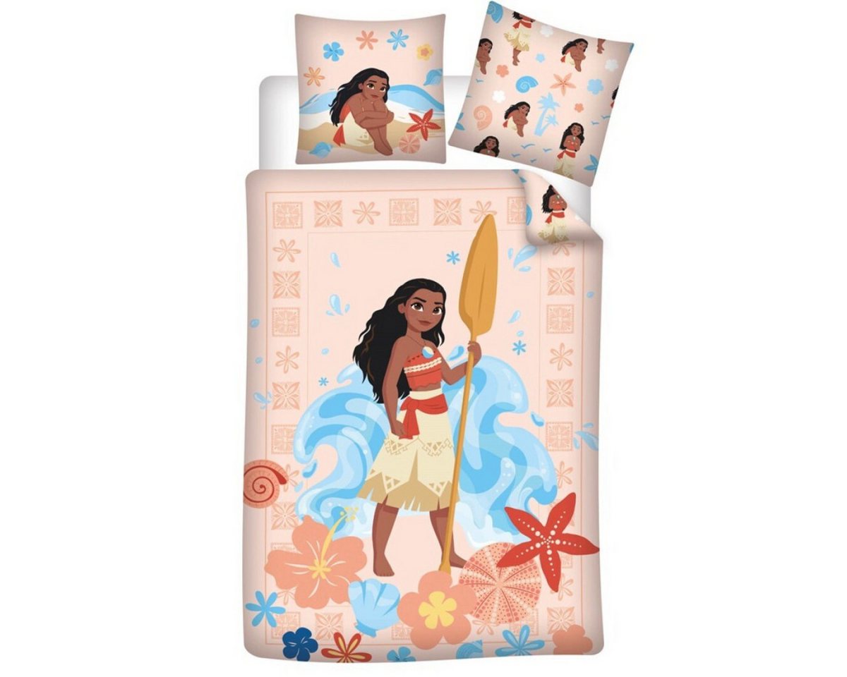 Aymax sprl Bettwäsche Disney Vaiana Bettwäsche 140x200 + Kissen 65x65 cm Bettset Polycotton Aymax sprl Bettwäsche Disney Vaiana Bettwäsche 140x200 + Kissen 65x65 cm Bettset Polycotton von Aymax sprl