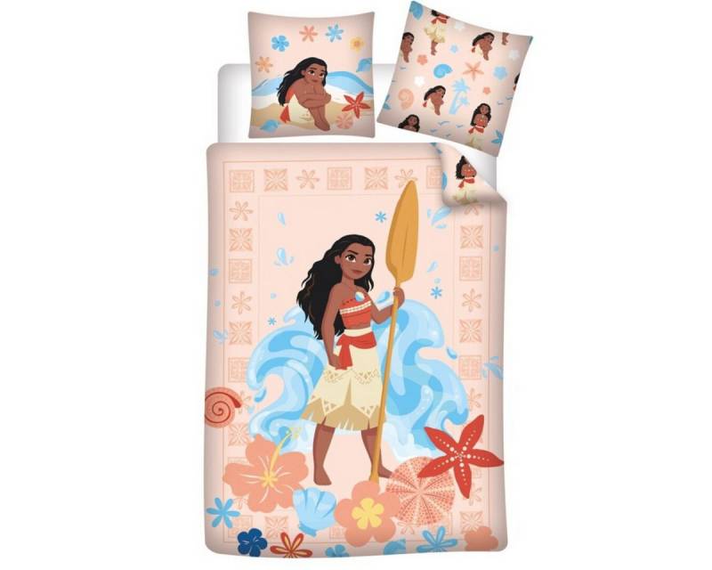 Aymax sprl Bettwäsche Disney Vaiana Bettwäsche 140x200 + Kissen 65x65 cm Bettset Polycotton Aymax sprl Bettwäsche Disney Vaiana Bettwäsche 140x200 + Kissen 65x65 cm Bettset Polycotton von Aymax sprl