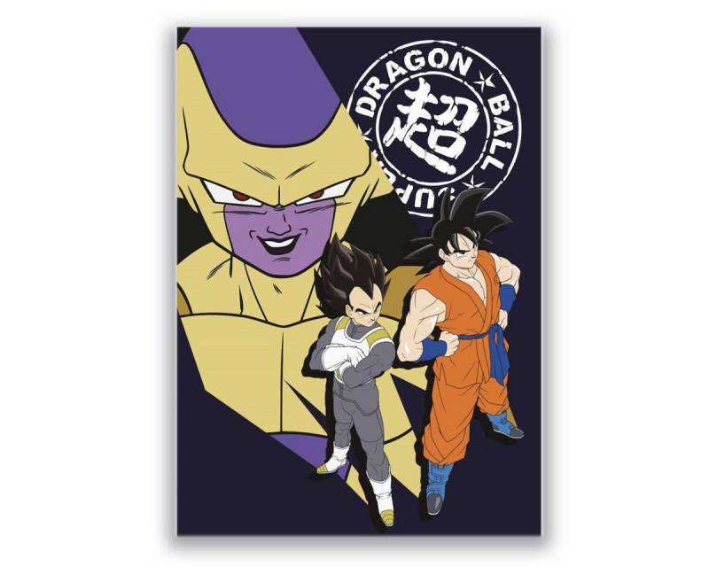 Aymax sprl Tagesdecke Dragon Ball Z Weiche Fleecedecke 100x140 cm für Kinder & Erwachsene von Aymax sprl