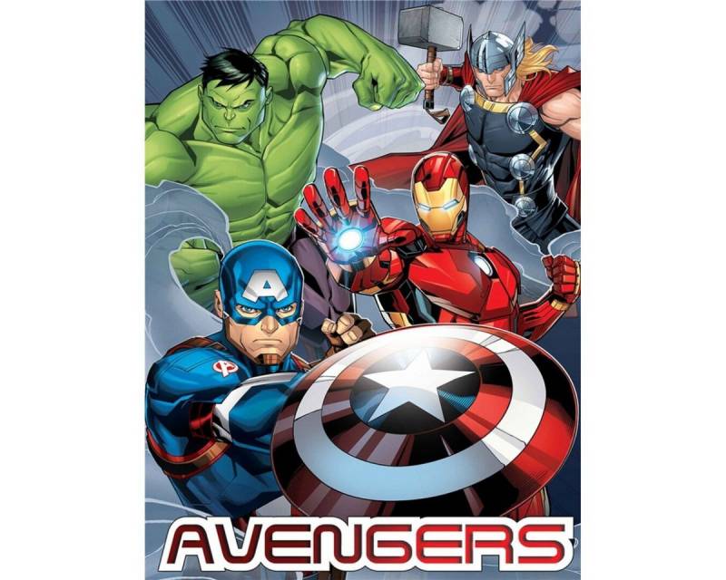 Wohndecke Marvel Avengers Kuscheldecke Flanelldecke 110x150 cm weich & warm, Aymax sprl Wohndecke Marvel Avengers Kuscheldecke Flanelldecke 110x150 cm weich & warm, Aymax sprl von Aymax sprl