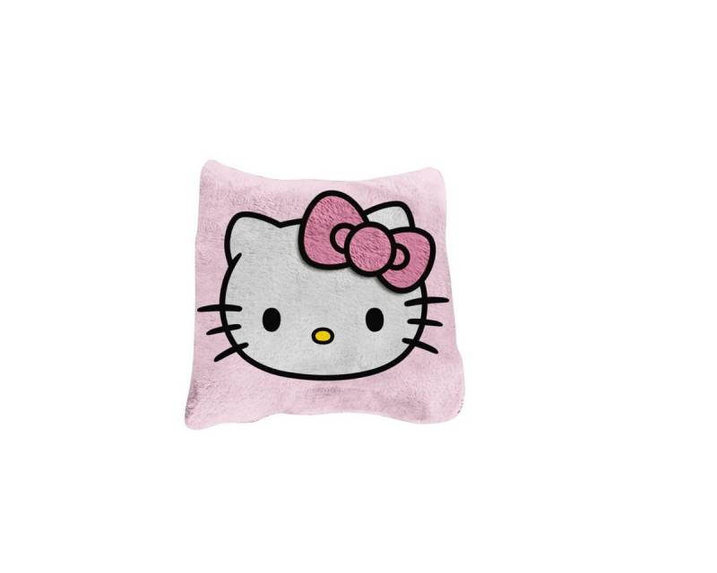 Wohndecke Sanrio Hello Kitty Kissen Kuscheldecke 40x40 / 100x150 cm weich & warm, Aymax sprl Wohndecke Sanrio Hello Kitty Kissen Kuscheldecke 40x40 / 100x150 cm weich & warm, Aymax sprl von Aymax sprl