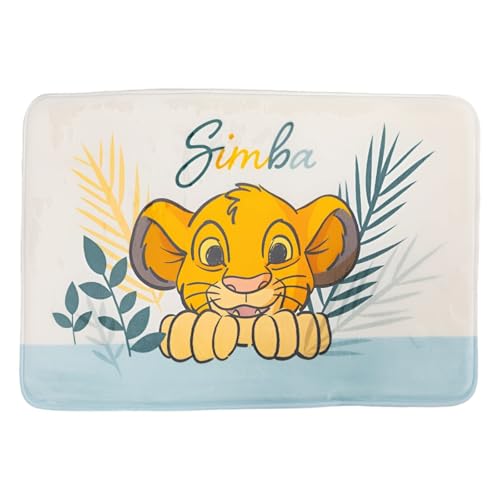 Aymax Disney König der Löwen Kinderteppich 40x60 cm – rutschfeste Matte mit Simba Motiv – Kinderzimmer Teppich & Badvorleger – Offizielles Lizenzprodukt Aymax Disney König der Löwen Kinderteppich 40x60 cm – rutschfeste Matte mit Simba Motiv – Kinderzimmer Teppich & Badvorleger – Offizielles Lizenzprodukt von Aymax