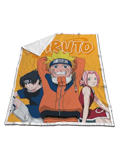 Aymax Naruto Sherpa-Decke, klassisch, 120 x 150 cm von Aymax