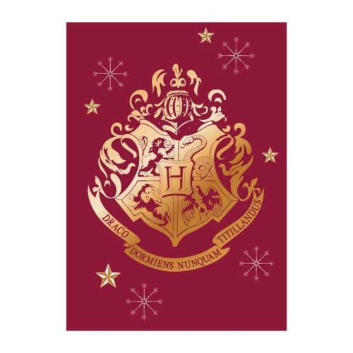 Hogwarts Harry Potter Fleecedecke, 140 x 100 cm von Aymax