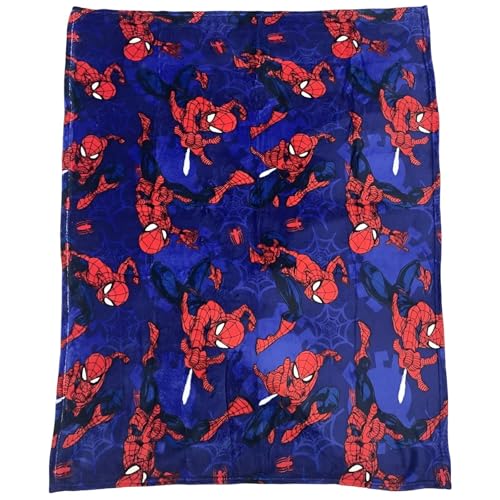 Marvel Spider‑Man Kinder‑Kuscheldecke (110 × 150 cm) – Offizielles Lizenzprodukt von Aymax