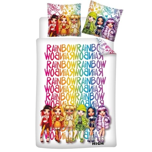 Parure de lit réversible Rainbow High - 140 cm x 200 cm von Aymax